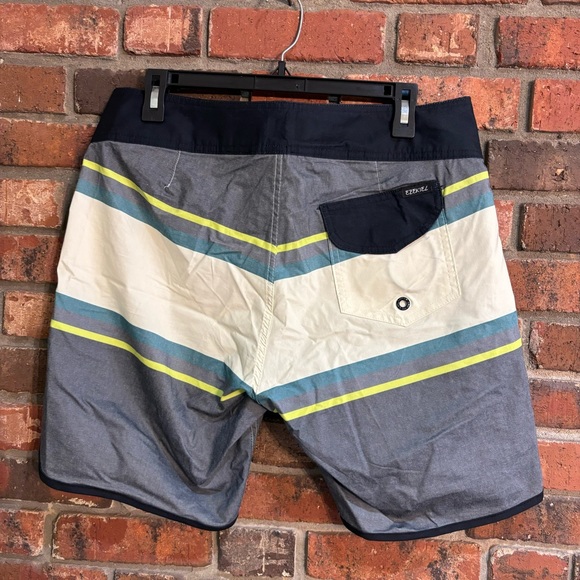 Ezekiel mens colorblock swim surfer trunks board shorts gray 31 - Picture 4 of 5